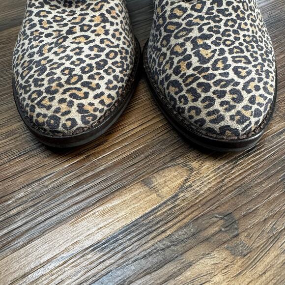 Lucky Brand LK Felisie leopard fringe bootie boots Brown Shoe Zip Up  size 6 - Picture 13 of 13